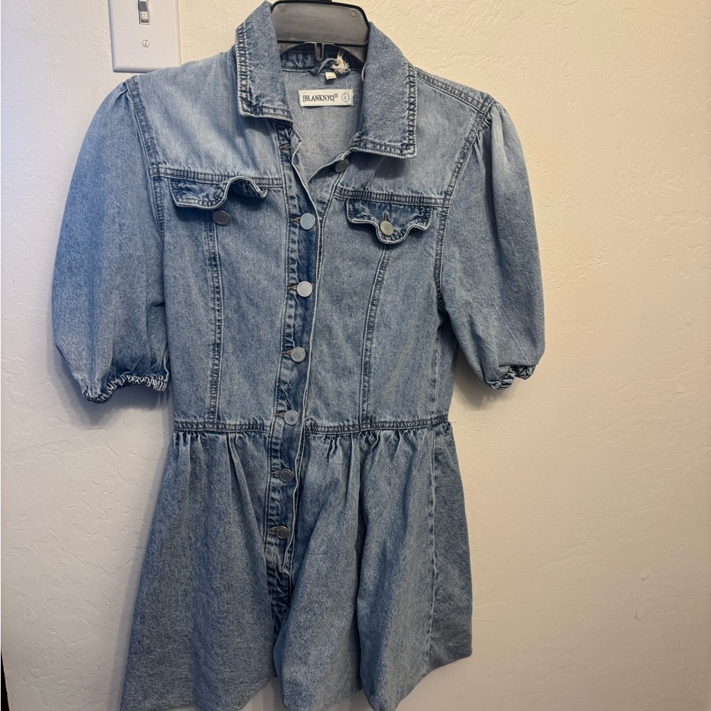 Blank NYC Blue Denim Dress
